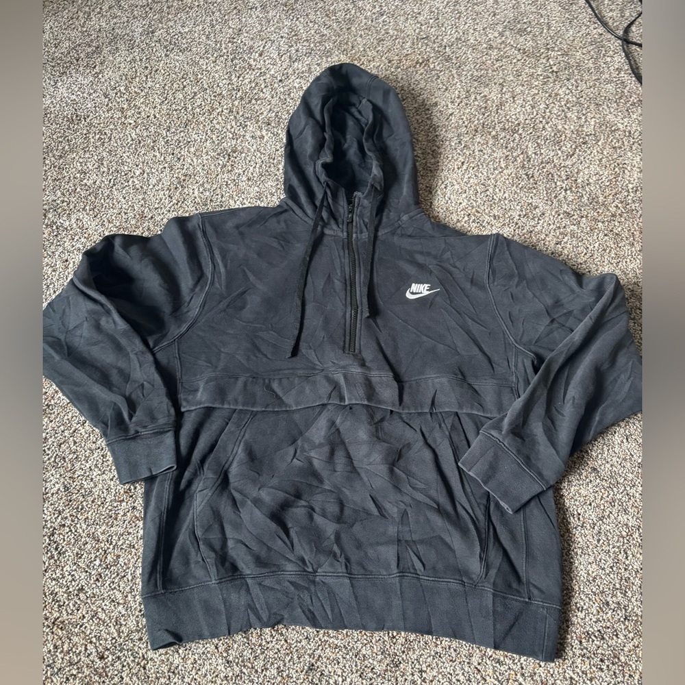 Nike Black Hoodie Sweater medium preowned